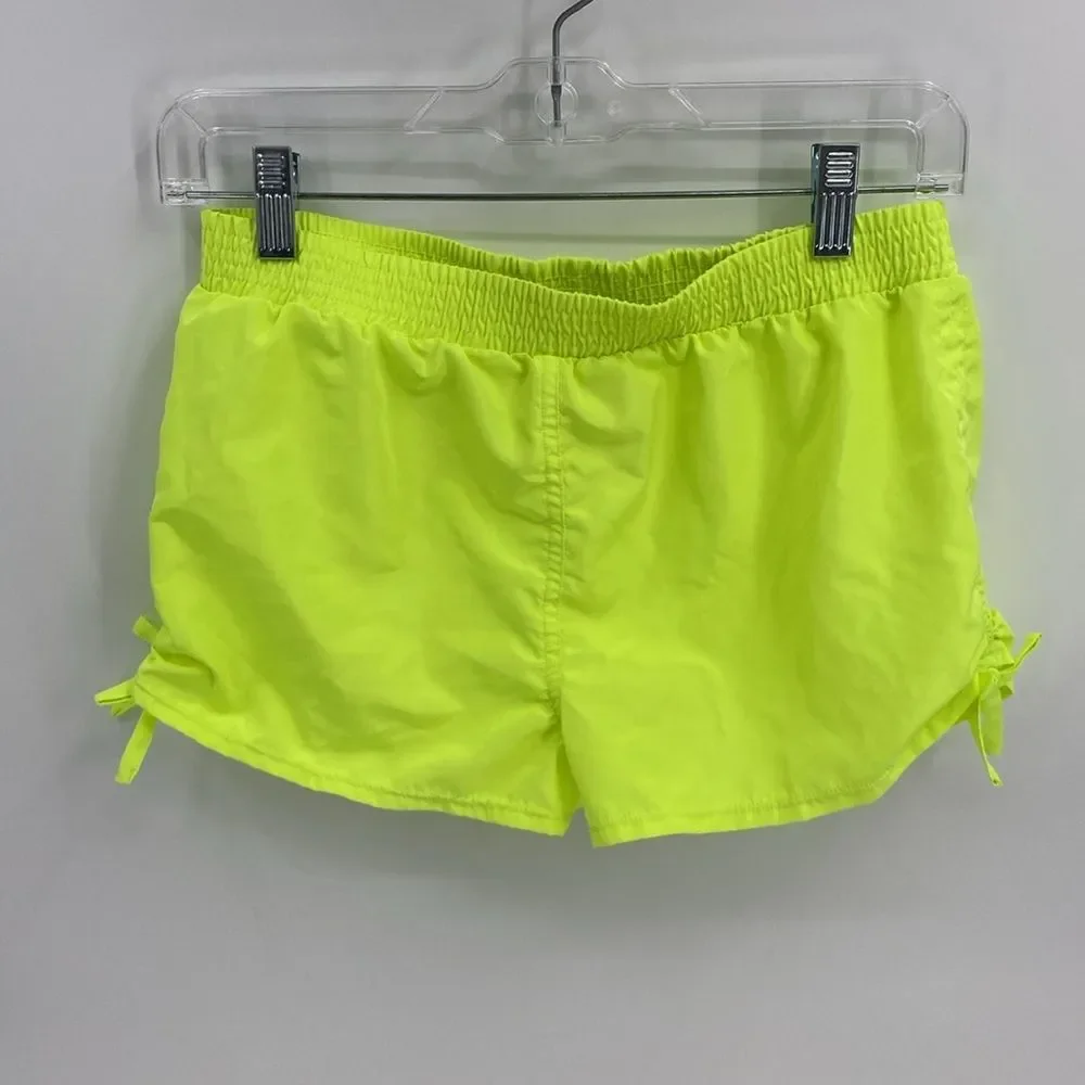 ZeroXposur Swimwear One Piece Racerback Zip Front With Coverup Shorts XL 16